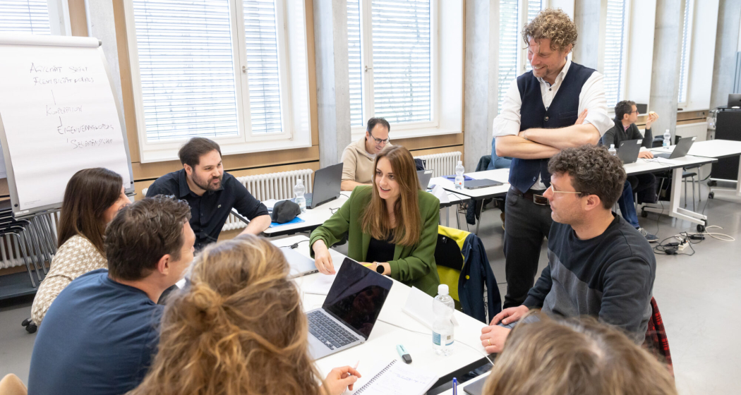 Besprechung in der Gruppe
