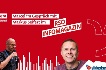 Marcel im Gespräch mit Markus Seifert im RSO INFOMAGAZIN